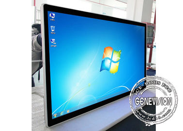 Exposição da propaganda do LCD da montagem da parede do PC 65 brilho da vitória 10 4G 400cd/2 da polegada
